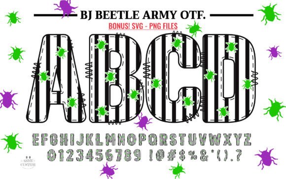 Beetle Army: A Creative Font for Bold Projects