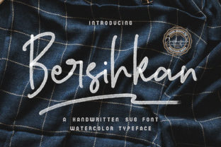 Bersihkan: A Watercolor Font for Authentic Design