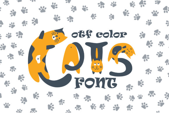 Cats: A Playful Color Font for Creative Projects