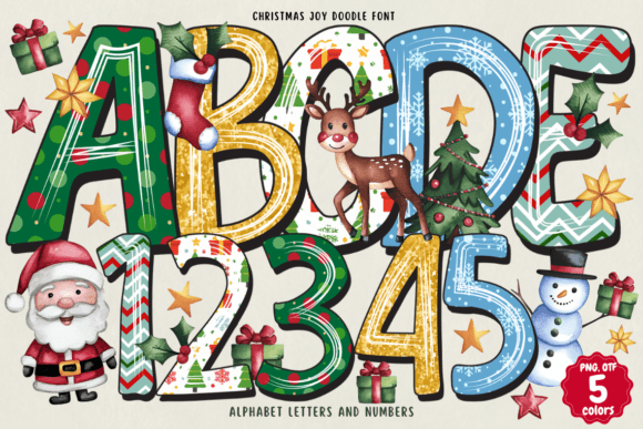 Christmas Joy Doodle: A Festive Handwritten Typeface
