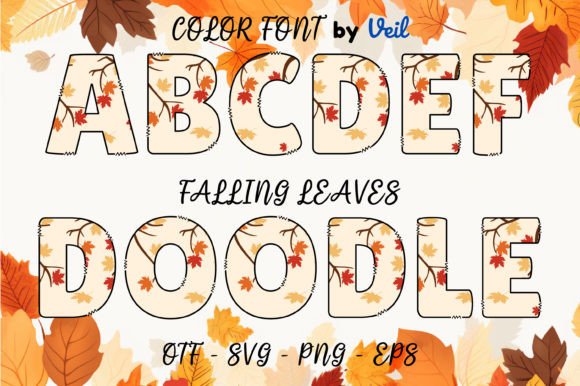 Falling Leaves: A Whimsical Font for Creative Projects