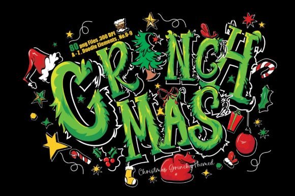Grinchmas: The Hand-Drawn Font for Holiday Chaos
