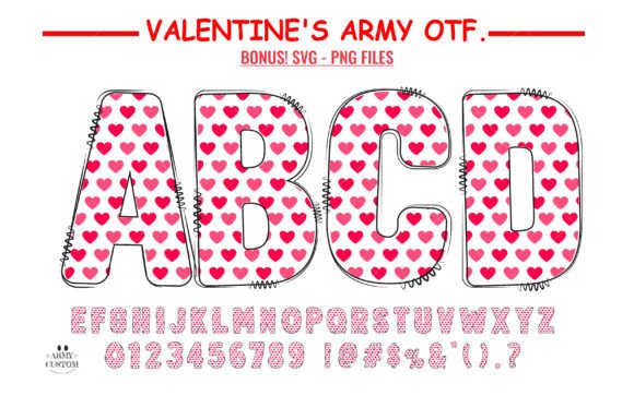 Love Valentine's Hearts: A Font for the Language of Love