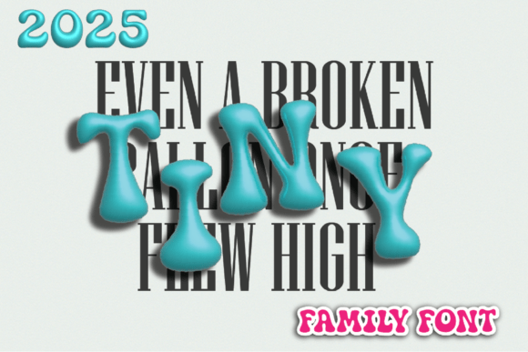 Meet Tiny: The Brazen Gold SVG Font That Demands Attention