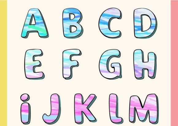 Parker: A Color Font That Turns Every Letter into a Typographic Painting