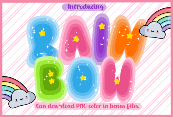 Rain Bow Font: Adding Vibrant Color to Your Creative Projects