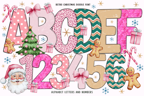 Retro Christmas Doodle: A Font That Feels Like a Vintage Holiday Card