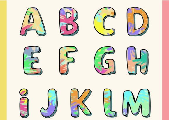 Rylee: A Color Font That Turns Every Letter into a Typographic Painting