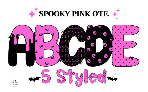 Spookypink Polkadot: Fearless, Whimsical OTF Color Fonts