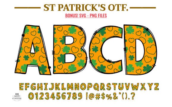 St. Patrick's Day Hearts: A Festive Font for Creative Projects