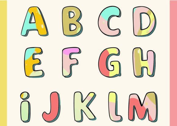 Tatum: A Color Font That Turns Letters Into Art