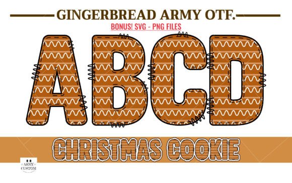 Unwrapping the Gingerbread Army Font Collection
